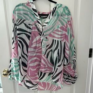 Zara sheer tunic/cover up